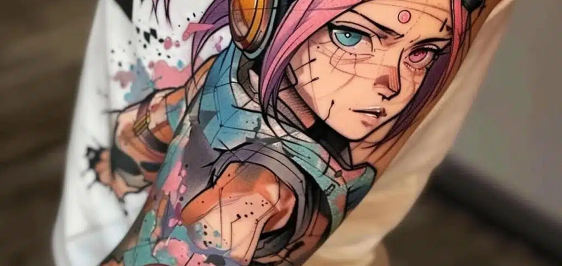 TATUAGEM DE ANIME